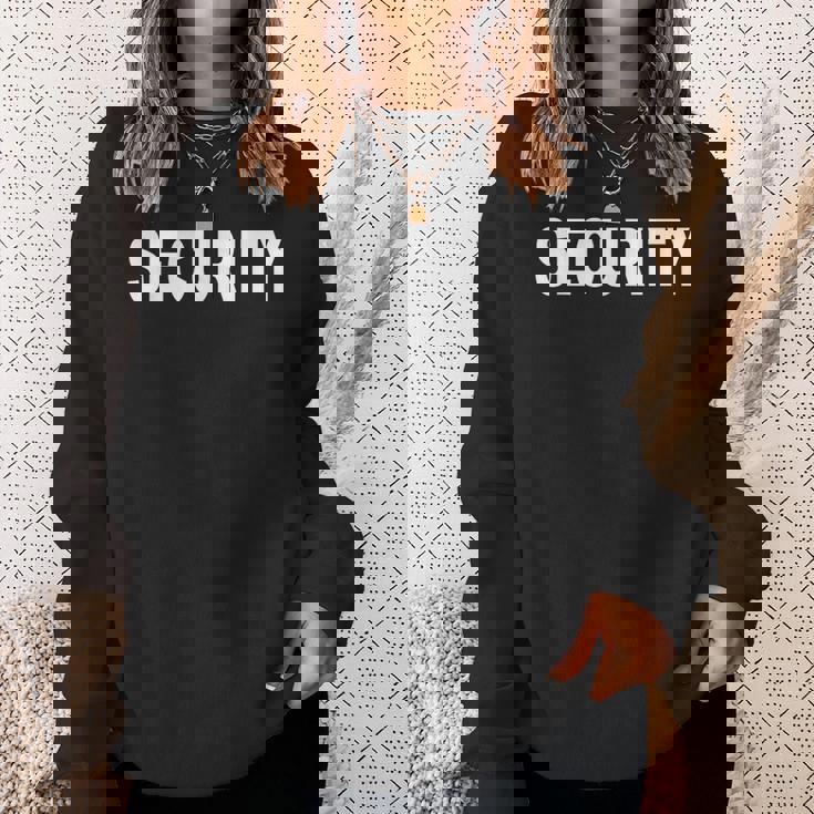 セキュリティガード イベント安全 スウェットシャツ 彼女への贈り物