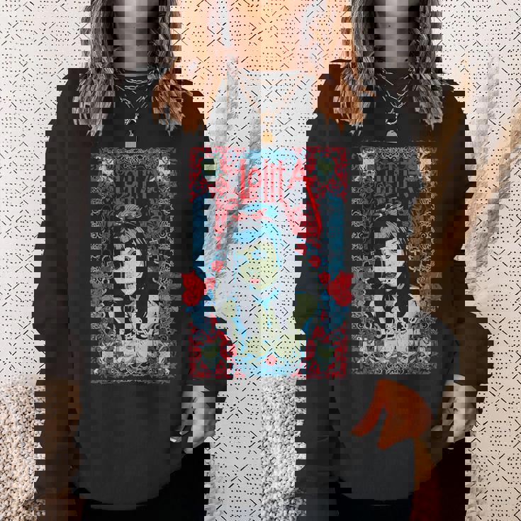 セクシー ゾンビ ピンナップ ガール ヴィンテージ ロリータ ゴス スウェットシャツ 彼女への贈り物