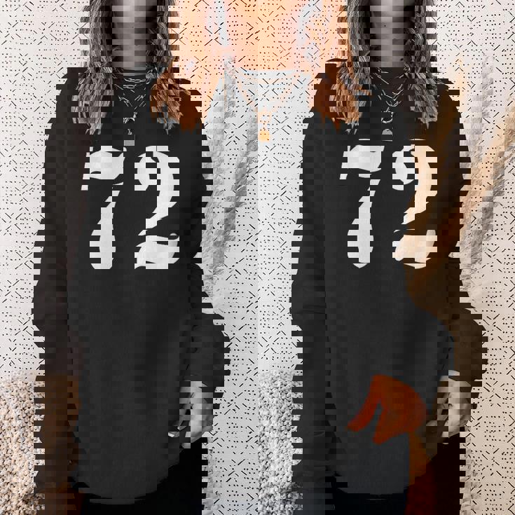 セブンティツー ナンバー 72 ナンバー スウェットシャツ 彼女への贈り物