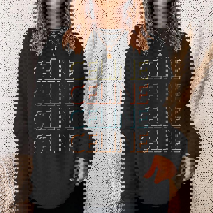 セリーヌ ファーストネーム My オーダーメイド 名前 スウェットシャツ 彼女への贈り物