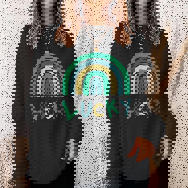 セント・パッツ・ラッキー・レインボー スウェットシャツ 彼女への贈り物