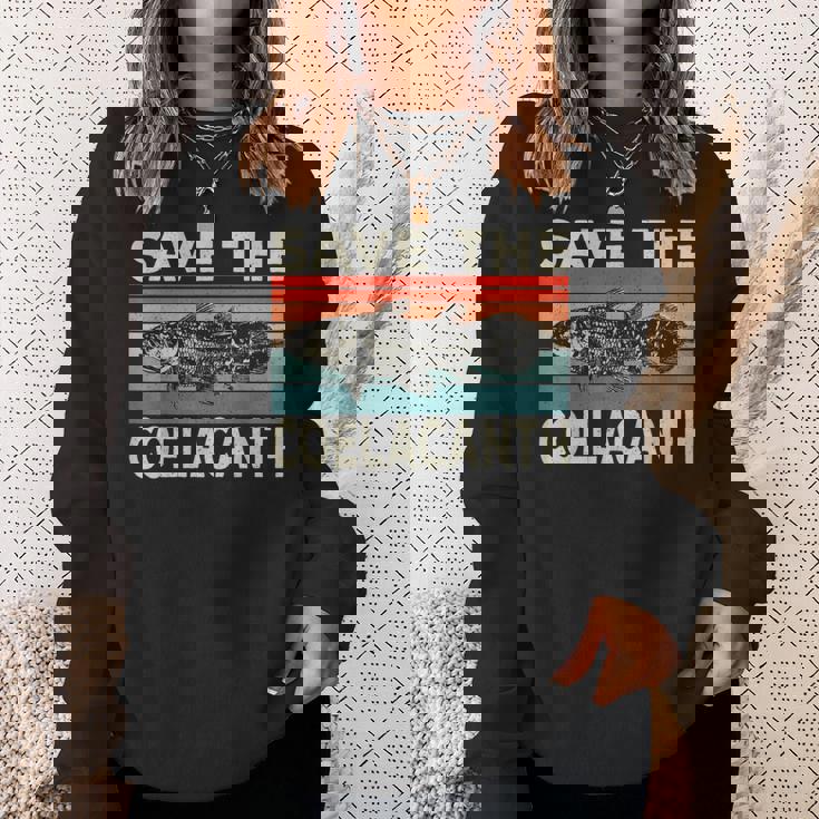 セーブ・ザ・シーラカンス。 スウェットシャツ 彼女への贈り物