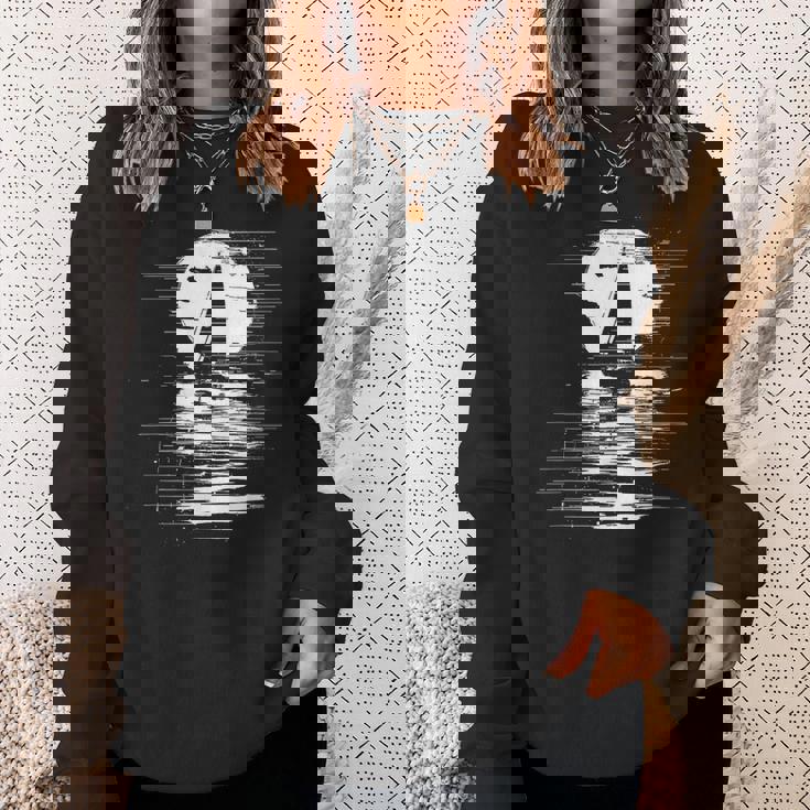 セーリングスケッチ キャプテンヨット スウェットシャツ 彼女への贈り物