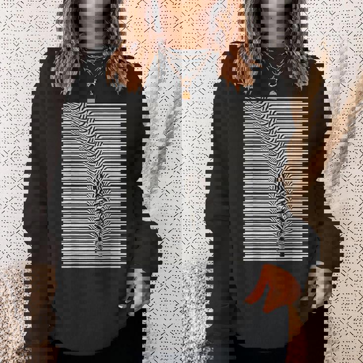 ゼブラ 錯視 メンズ レディース キッズ スウェットシャツ 彼女への贈り物