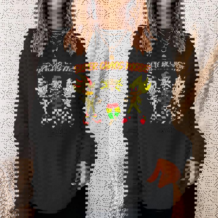 ソニック×れじぇくんuper Chaos Mode L スウェットシャツ 彼女への贈り物