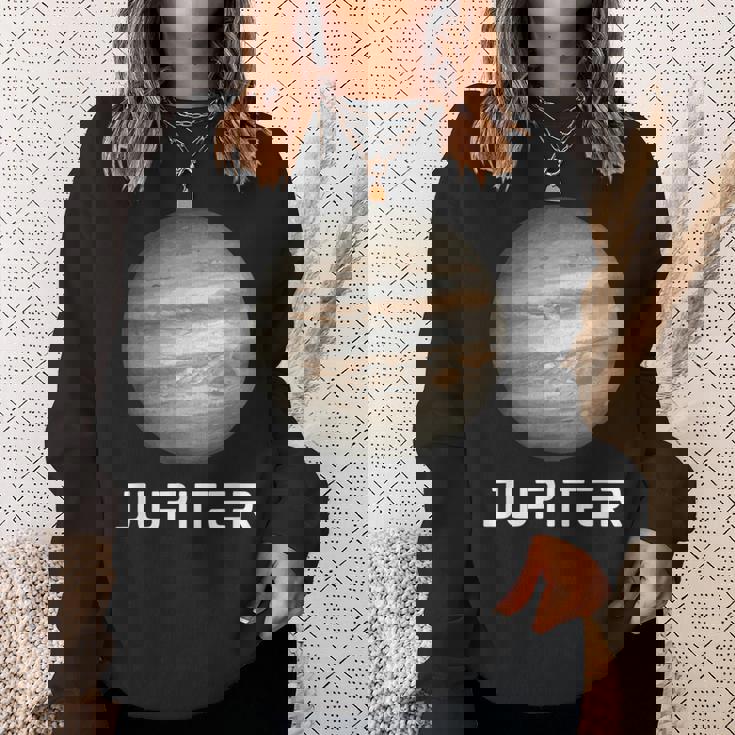 ソーラーシステム プラネット 木星 宇宙 スウェットシャツ 彼女への贈り物