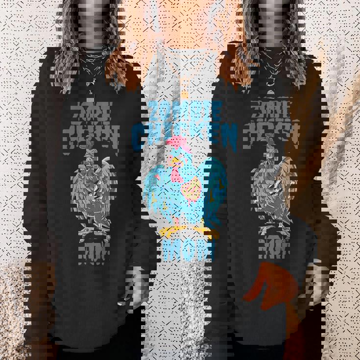 ゾンビ アンデッド 面白い 雄鶏 ハロウィン ゾンビ チキン ママ スウェットシャツ 彼女への贈り物