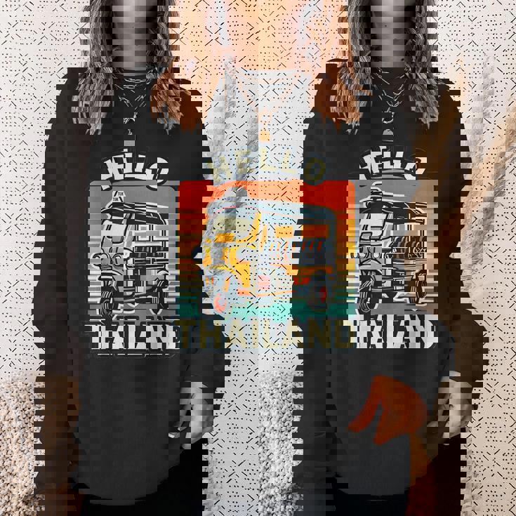 タイのお土産 旅行ギフト ホリデー タイのデザイン スウェットシャツ 彼女への贈り物