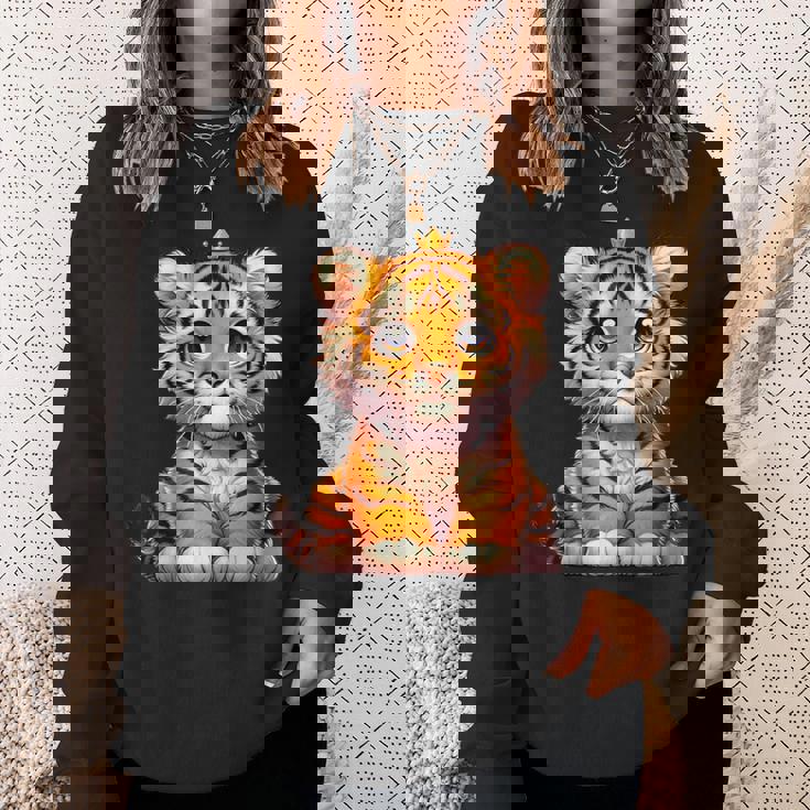 タイガーカブ×可愛いベイビータイガー スウェットシャツ 彼女への贈り物