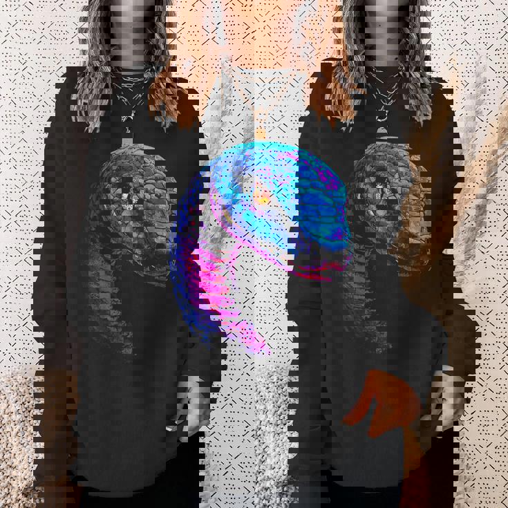 タイパン 動物 モチーフ イラスト タイパン スウェットシャツ 彼女への贈り物