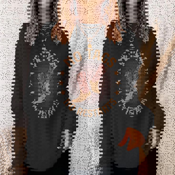 タグなし ノーリスタート ラインダンス カントリーミュージック スウェットシャツ 彼女への贈り物