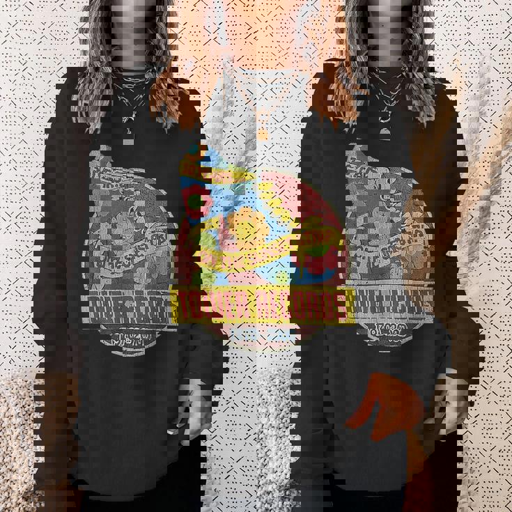 タワーレコード レトロ サンセット ブルバード ヴィンテージ 音楽 ハリウッド スウェットシャツ 彼女への贈り物