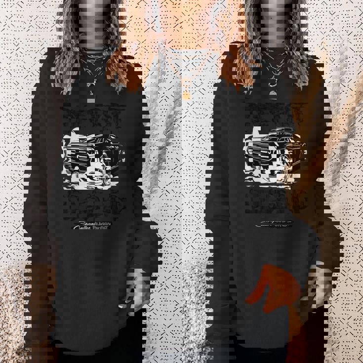 ダッジ・チャレンジャー・ブラック・ゴースト、デトロイト・レジェンド スウェットシャツ 彼女への贈り物