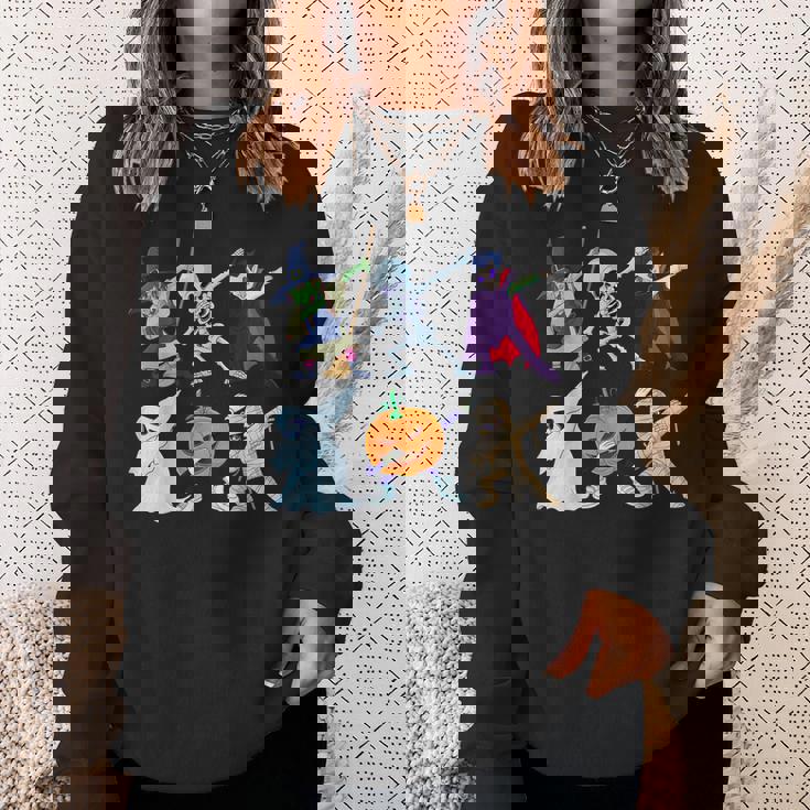 ダビングハロウィン骨格の魔女ヴァンパイアゴーストモンスター スウェットシャツ 彼女への贈り物