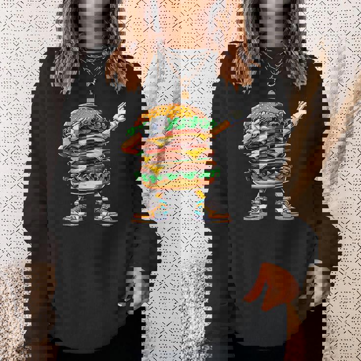 ダビングバーガー ファーストフード ナショナルハンバーガー ダブ愛好家 スウェットシャツ 彼女への贈り物