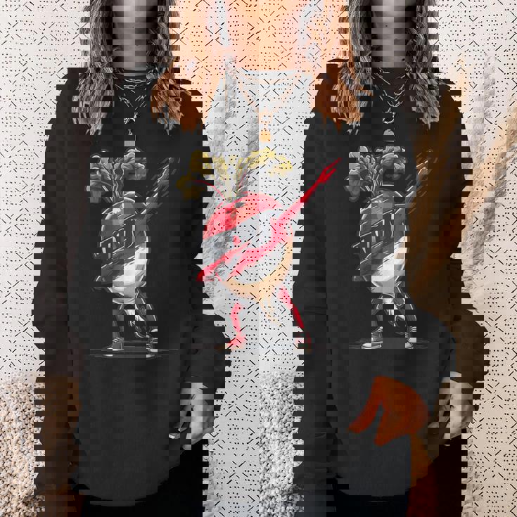 ダブ 大根 踊る 大根 野菜 スウェットシャツ 彼女への贈り物