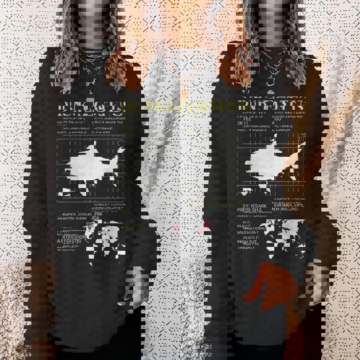 ダンクルオステウス デボン紀の海の怪物 絶滅動物 スウェットシャツ 彼女への贈り物