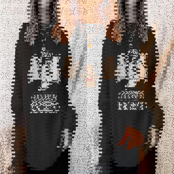 ダンシング ハニワ 踊る埴輪 ダンス【ゆるフレンズ】ハニワくん 歴史土器 キャラクター かわいい イラスト スウェットシャツ 彼女への贈り物