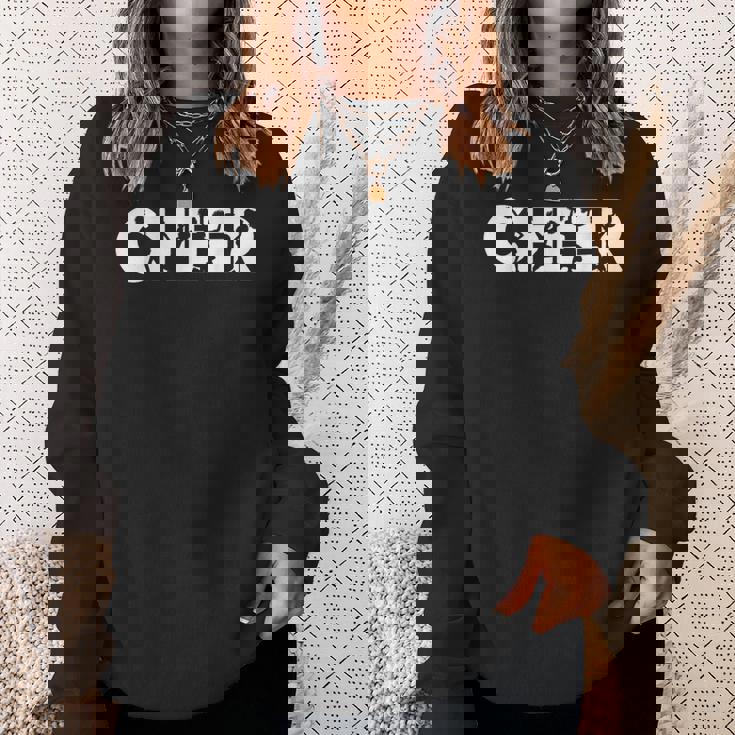 チア チアリーディング ヴィンテージ チア スウェットシャツ 彼女への贈り物