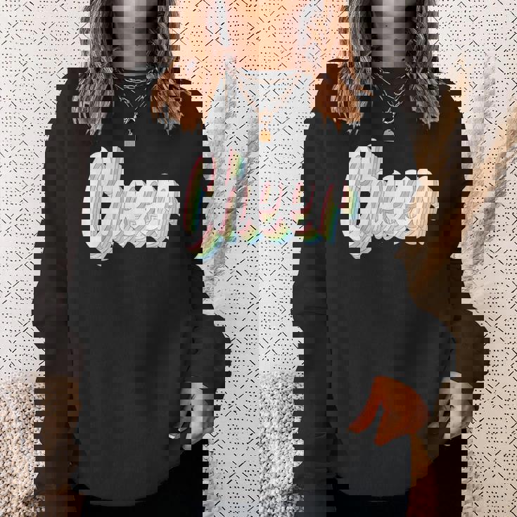 チアレトロチアリーダーチアリーディングチームギフト スウェットシャツ 彼女への贈り物