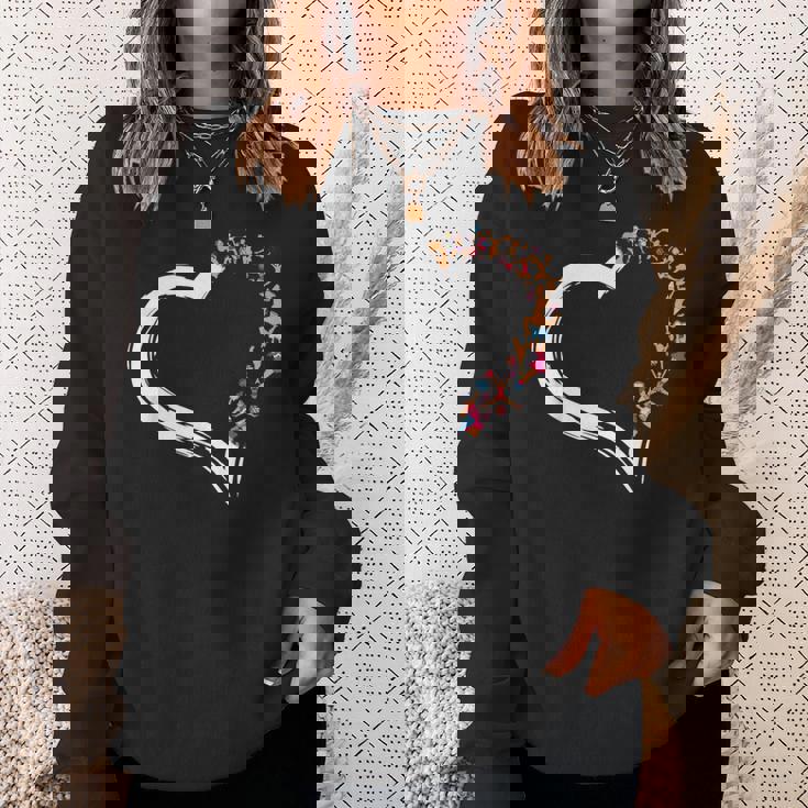 チア・チアリーディング・ハート スウェットシャツ 彼女への贈り物