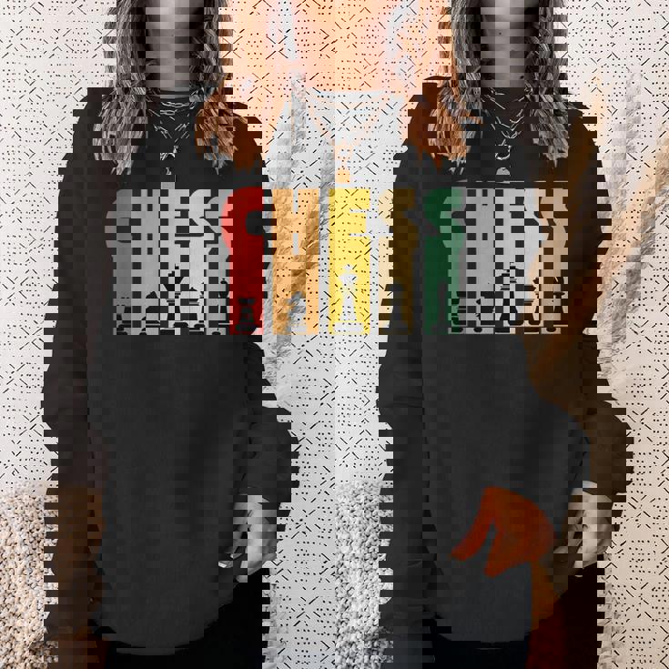 チェス レトロデザイン 戦略思考スポーツギフト スウェットシャツ 彼女への贈り物