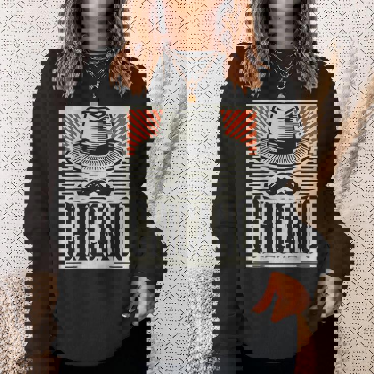 チカーノ ローライダーハット ラティーノ スウェットシャツ 彼女への贈り物