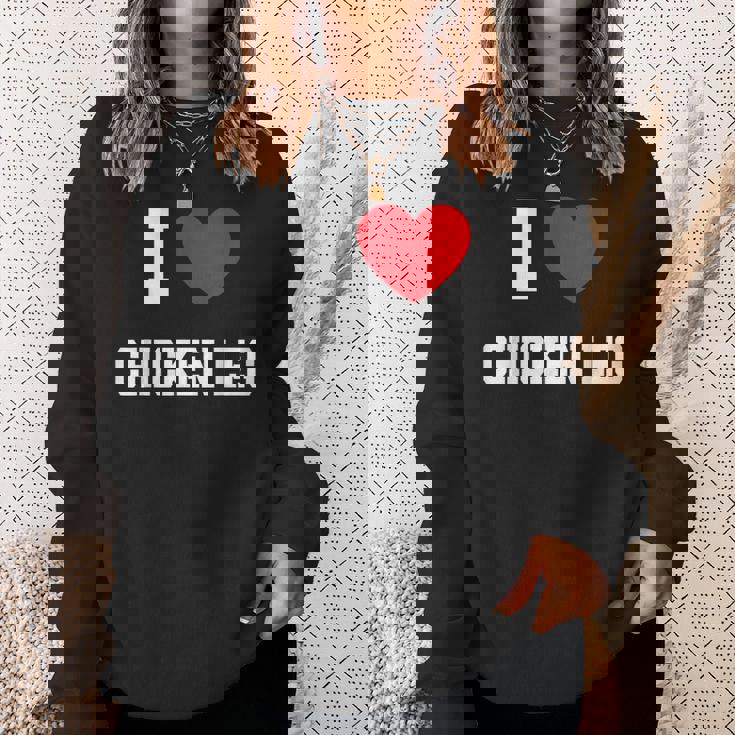 チキンレッグが大好き スウェットシャツ 彼女への贈り物