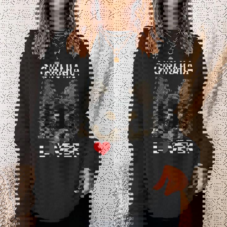 チワワ 長髪好き チワワ 長髪 チワワ スウェットシャツ 彼女への贈り物