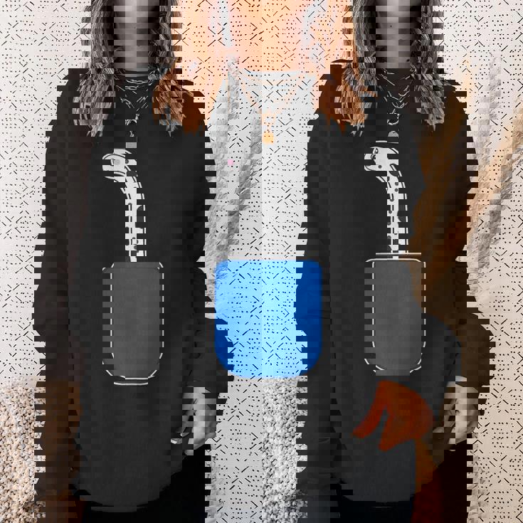 チンアナゴ（いん・ざ・ぽけっと）【どうぶつフレンズ】魚 水族館の生き物 かわいい 面白い 動物 チンアナゴ イラスト スウェットシャツ 彼女への贈り物