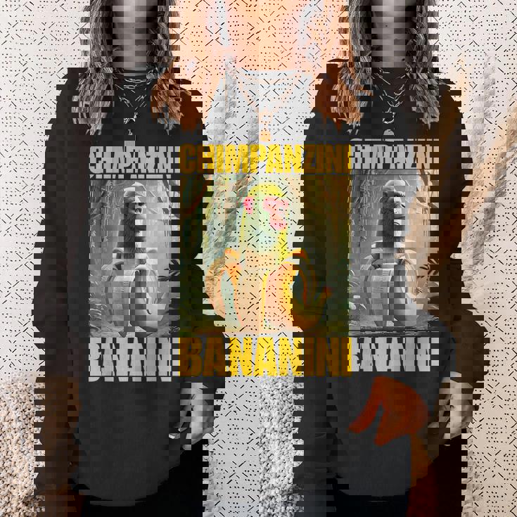 チンパンジーニ バナニーニ イタリアのブレインロットミーム スウェットシャツ 彼女への贈り物