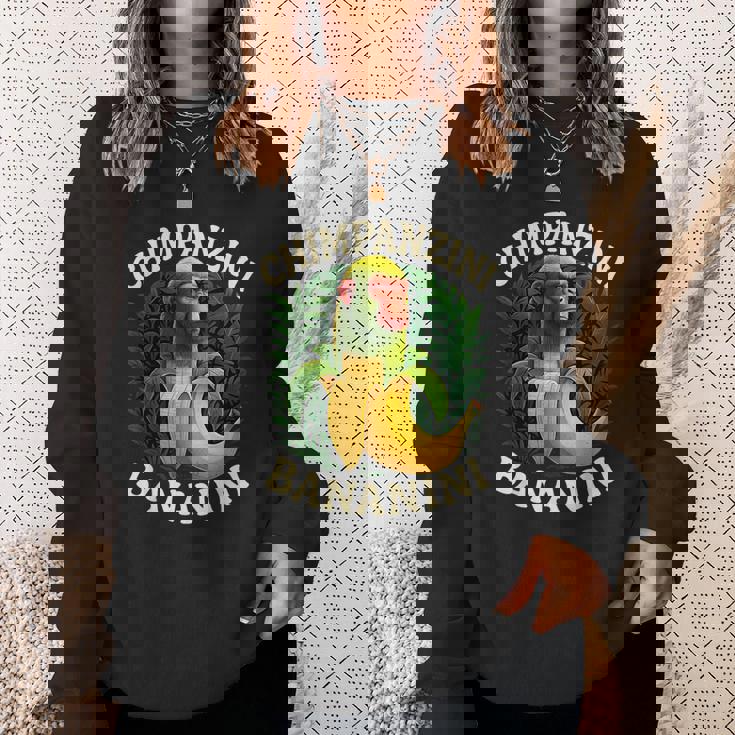 チンパンジーニ バナニーニ イタリアのブレインロットミーム スウェットシャツ 彼女への贈り物