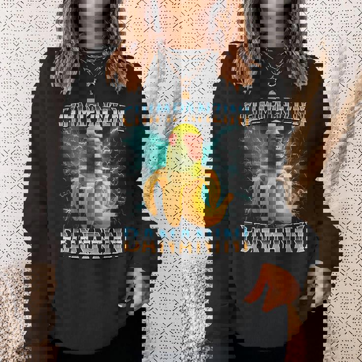 チンパンジーニ バナニーニ イタリアンブレイン スウェットシャツ 彼女への贈り物