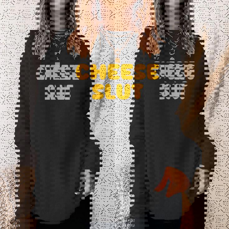 チーズ痴女 スウェットシャツ 彼女への贈り物