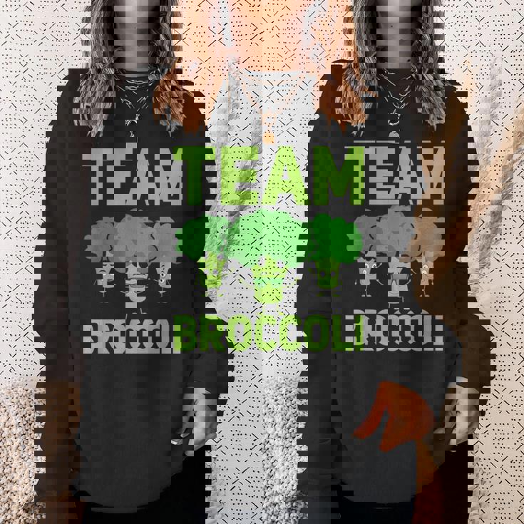 チーム ブロッコリー ビーガン ベジタリアン 植物ベース 野菜 スウェットシャツ 彼女への贈り物