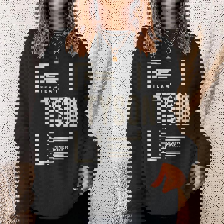 チームタイソン生涯メンバータイソン名 スウェットシャツ 彼女への贈り物