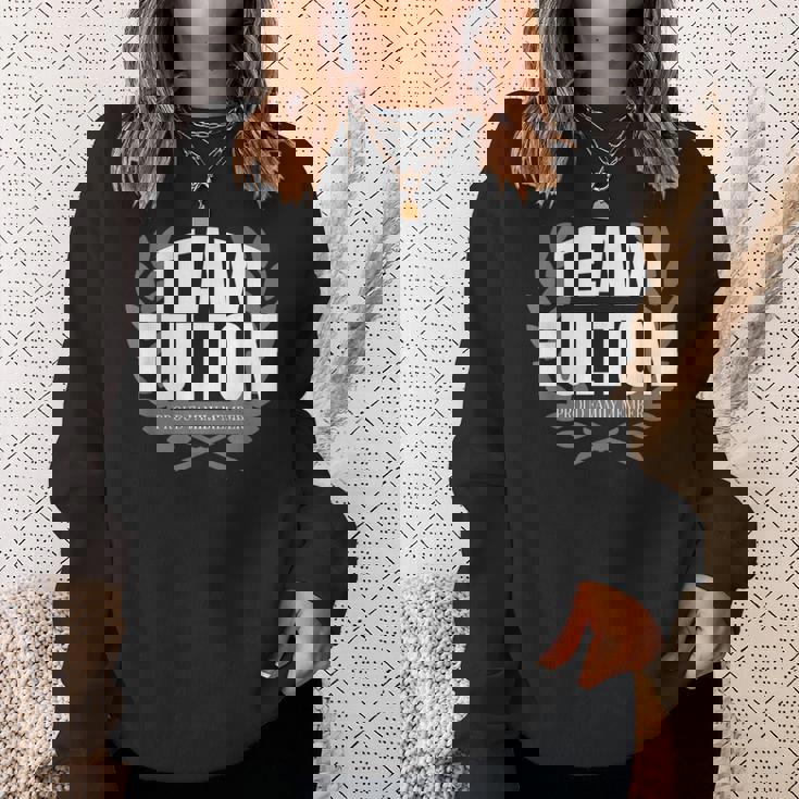 チームフルトンプラウドファミリーメンバーフルトン スウェットシャツ 彼女への贈り物