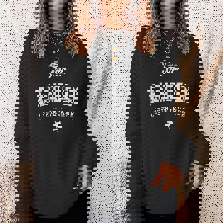 チーム雷電生涯メンバー おかしな名前 雷電。 スウェットシャツ 彼女への贈り物