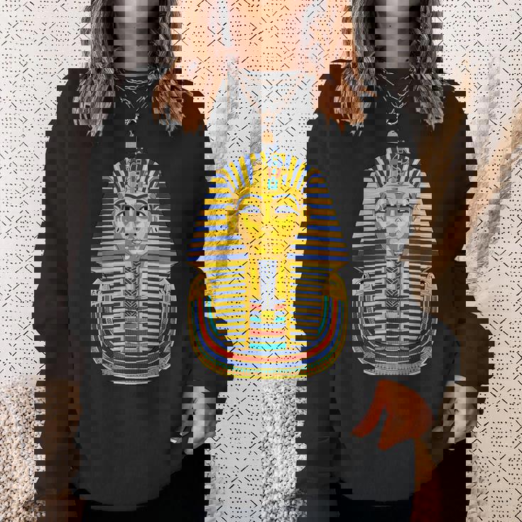 ツタンカーメン エジプトファラオ ピラミッド 古代エジプト スウェットシャツ 彼女への贈り物