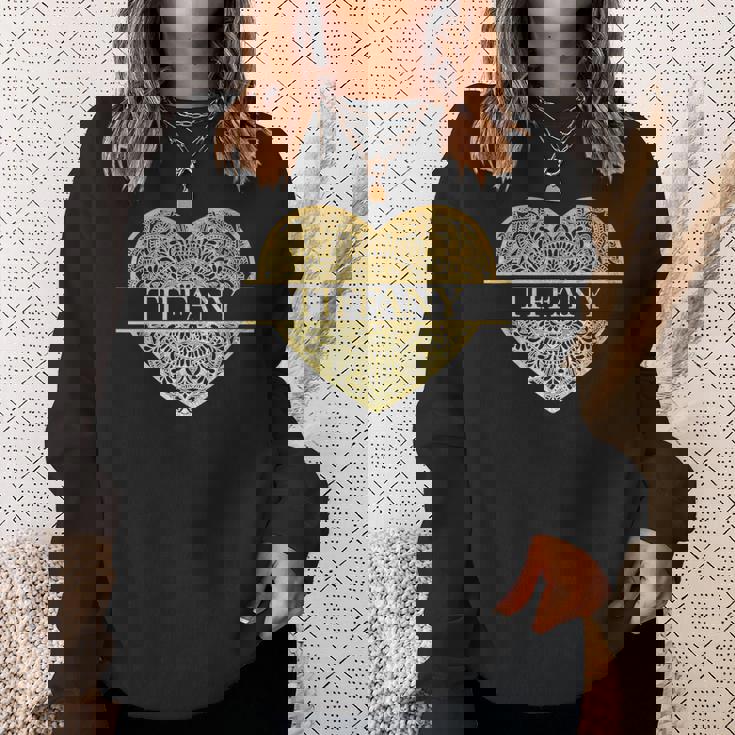 ティファニーの名前 スウェットシャツ 彼女への贈り物