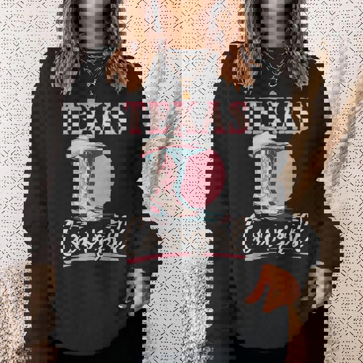 テキサス カウガール デザート ウエスタン テキサス カウガール スウェットシャツ 彼女への贈り物