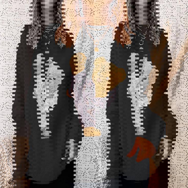 テディ空手ベア スウェットシャツ 彼女への贈り物