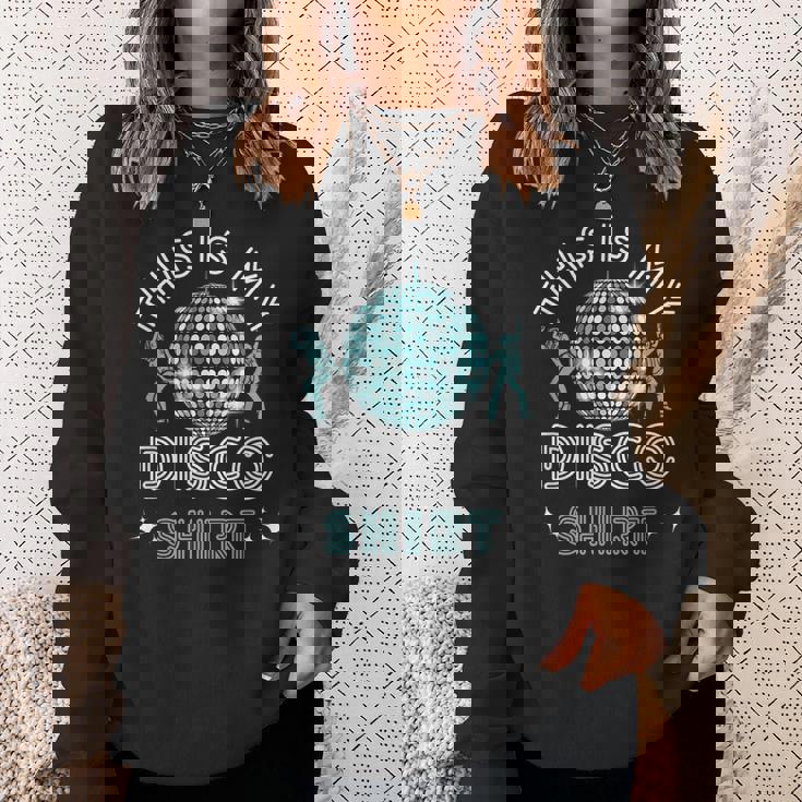 ディスコ衣装 レディース メンズ 70年代&80年代コスチューム This Is My Disco スウェットシャツ 彼女への贈り物