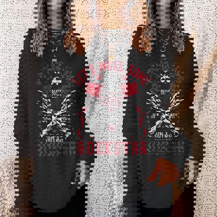 デビルロック パンク ハードロック ヘビーメタル スカート スウェットシャツ 彼女への贈り物