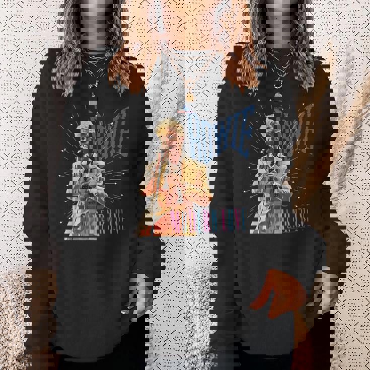 デヴィッド・ボウイ モダンラブ写真 デニス・オリーガン作 スウェットシャツ 彼女への贈り物