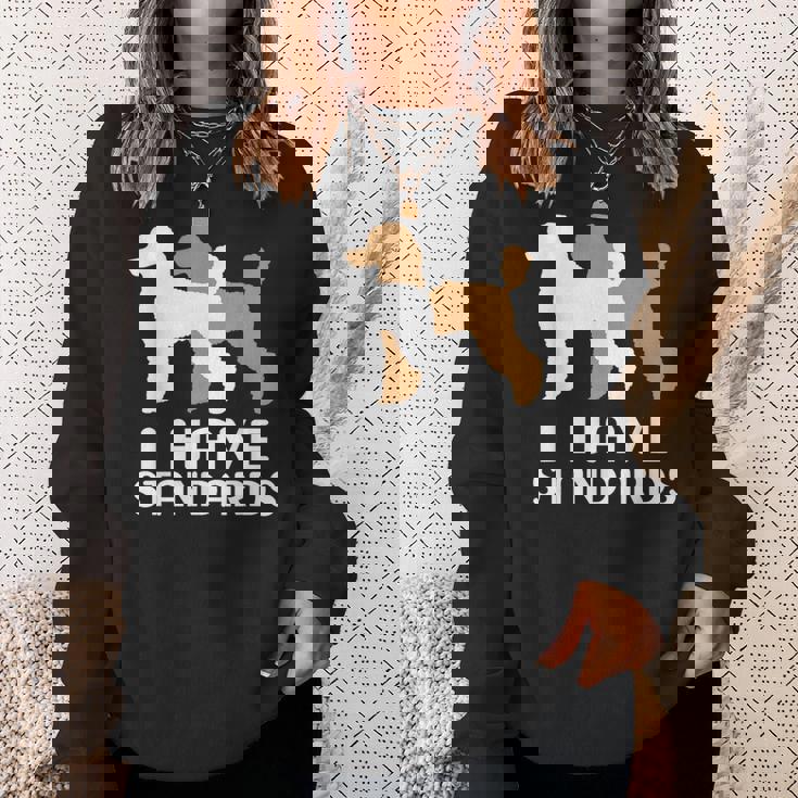 トイプードル I Havetandard プードル スウェットシャツ 彼女への贈り物