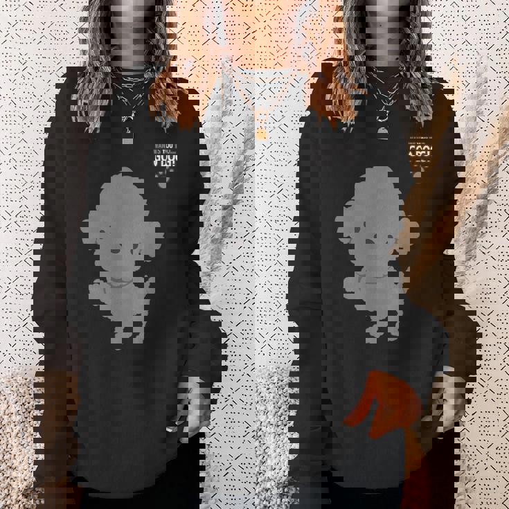 トイプードルシリーズ「シルバー（グレー）」 スウェットシャツ 彼女への贈り物