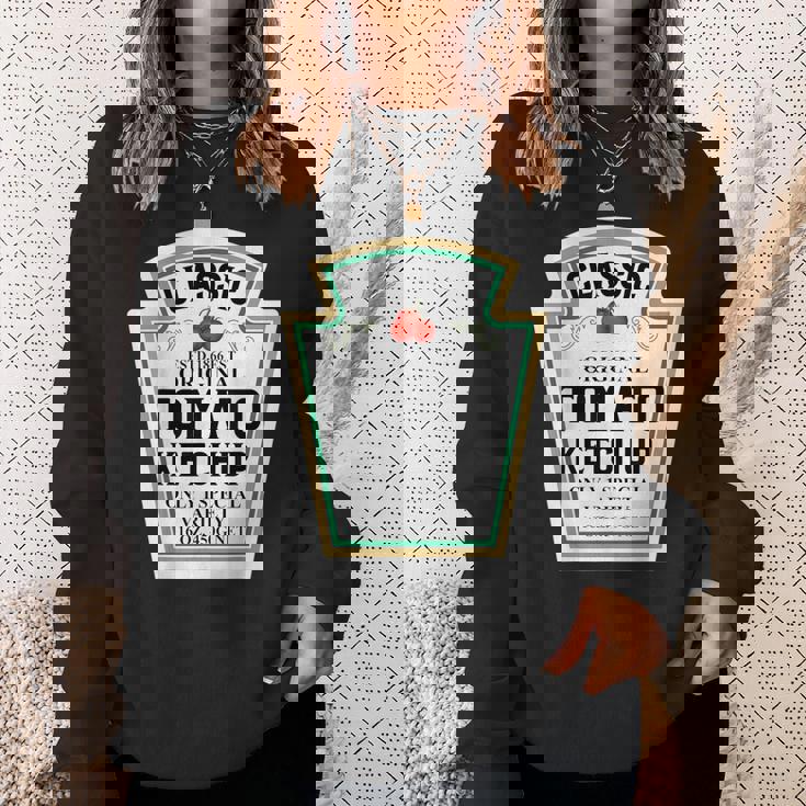 トマトケチャップ カップルグループ ハロウィンコスチューム Diy ラストミン スウェットシャツ 彼女への贈り物