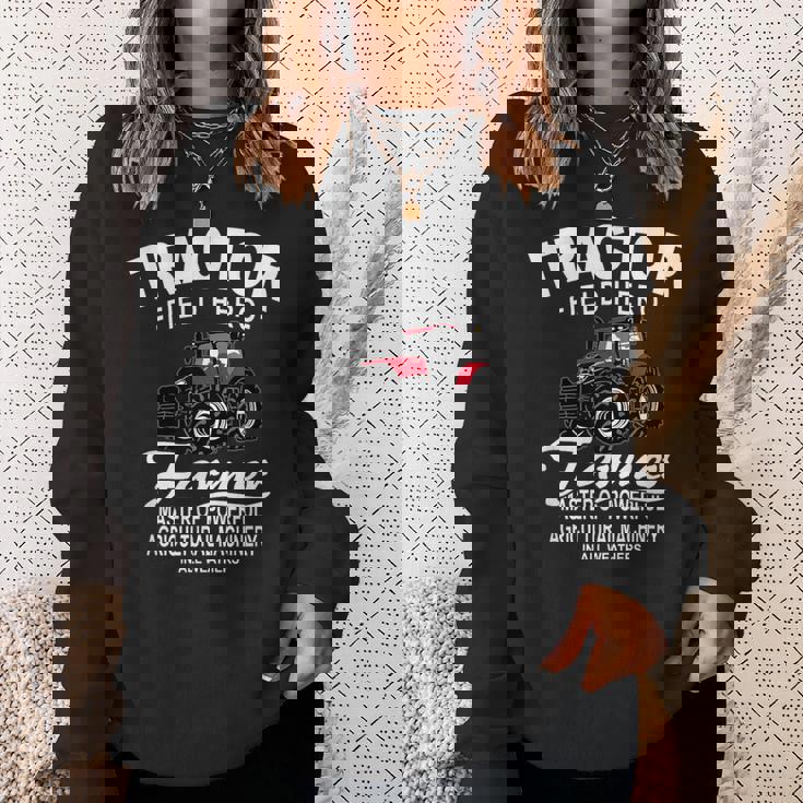 トラクター、農業、トラクター、トラクター スウェットシャツ 彼女への贈り物