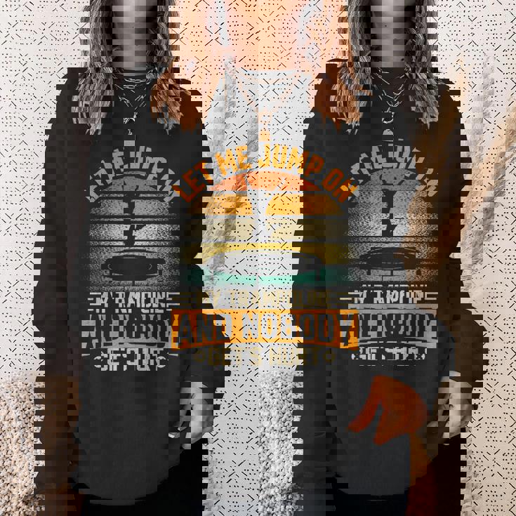 トランポリン ジャンプ トランポリン体操 スウェットシャツ 彼女への贈り物